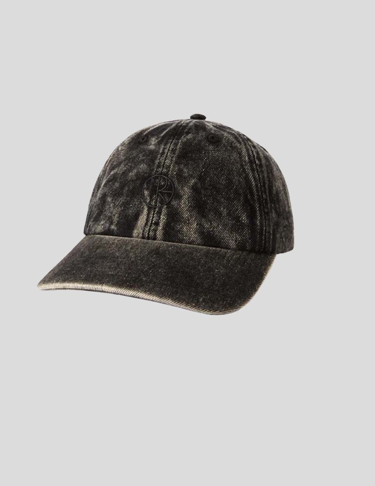 Il logo tappo denim nero acido scuro